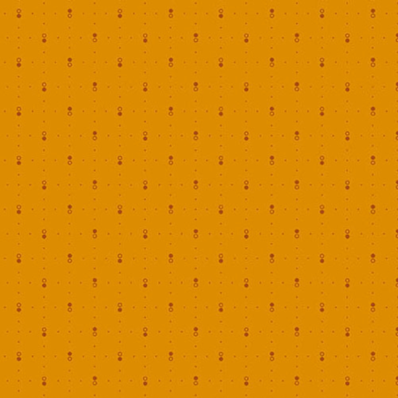 Amber fabric featuring a dotted design with circles