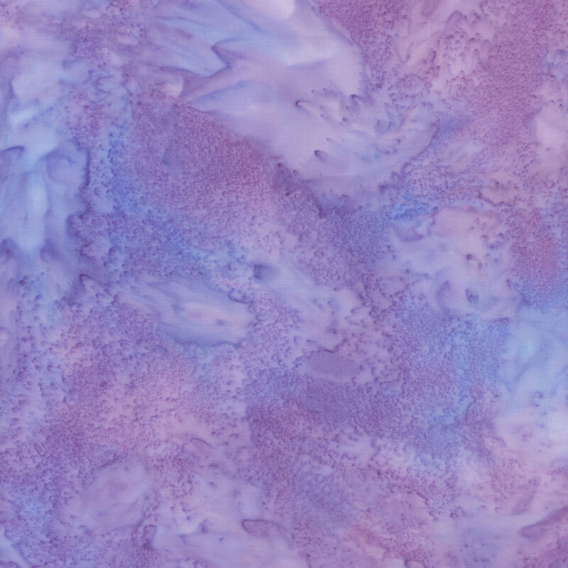Mottled purple, blue, and pink watercolor fabric