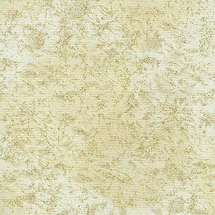 Light tan fabric featuring a mottled design with metallic glitter accents.