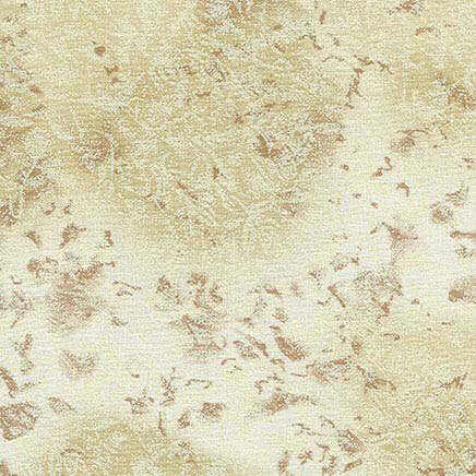 Natural cream fabric featuring a mottled design with metallic glitter accents.