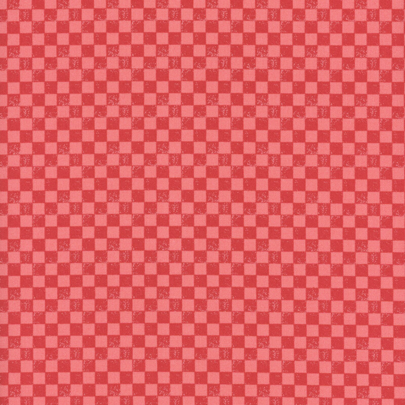 tonal red checkered fabric