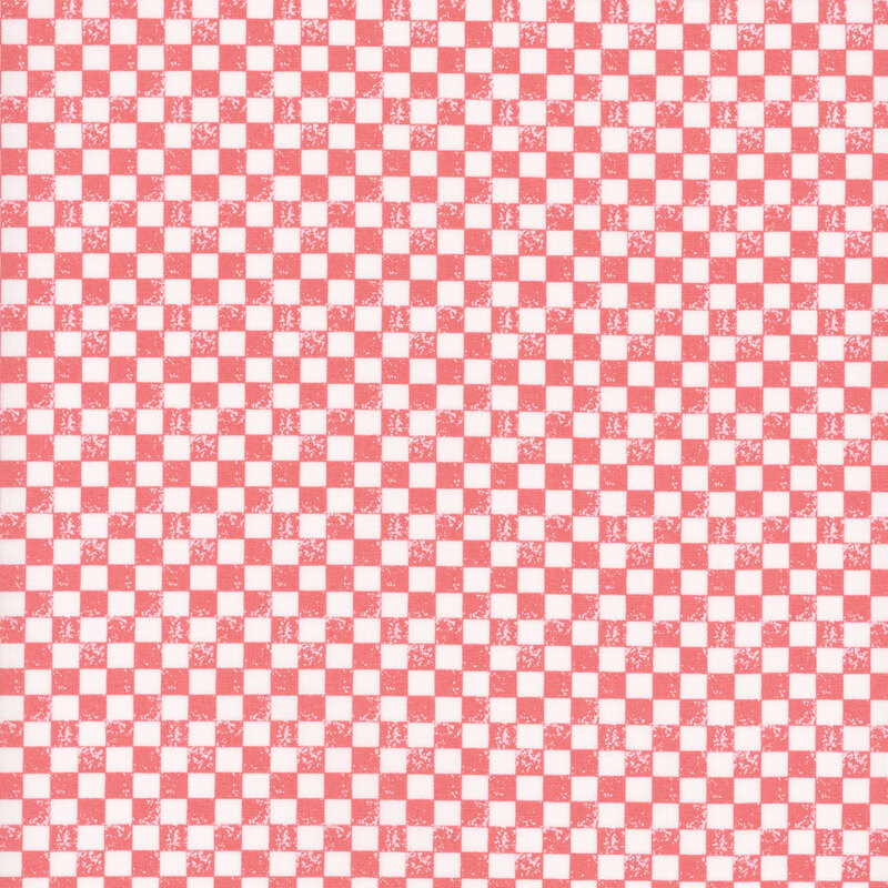 pink and white checkered fabric
