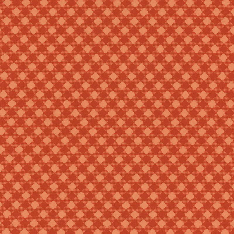 tonal red gingham patterned fabric