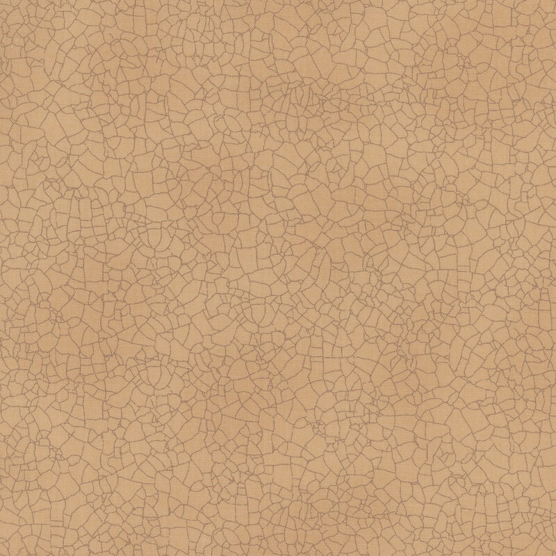 A tan fabric with a cracked earth texture throughout