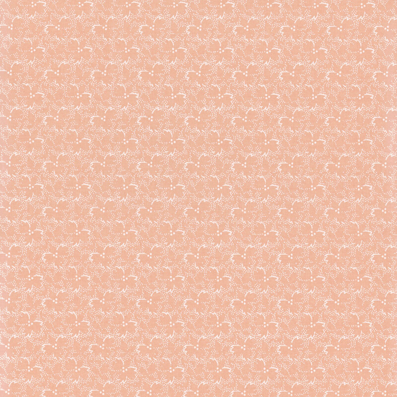 tonal pink fabric with scattered cherry blossoms