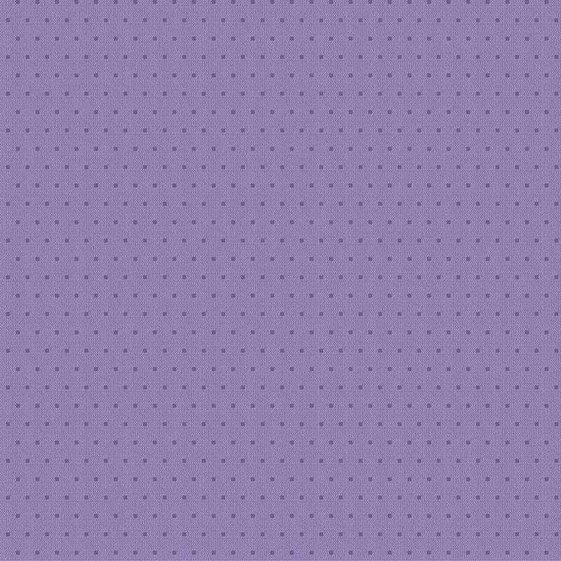Purple flannel fabric with a tonal polkadot pattern