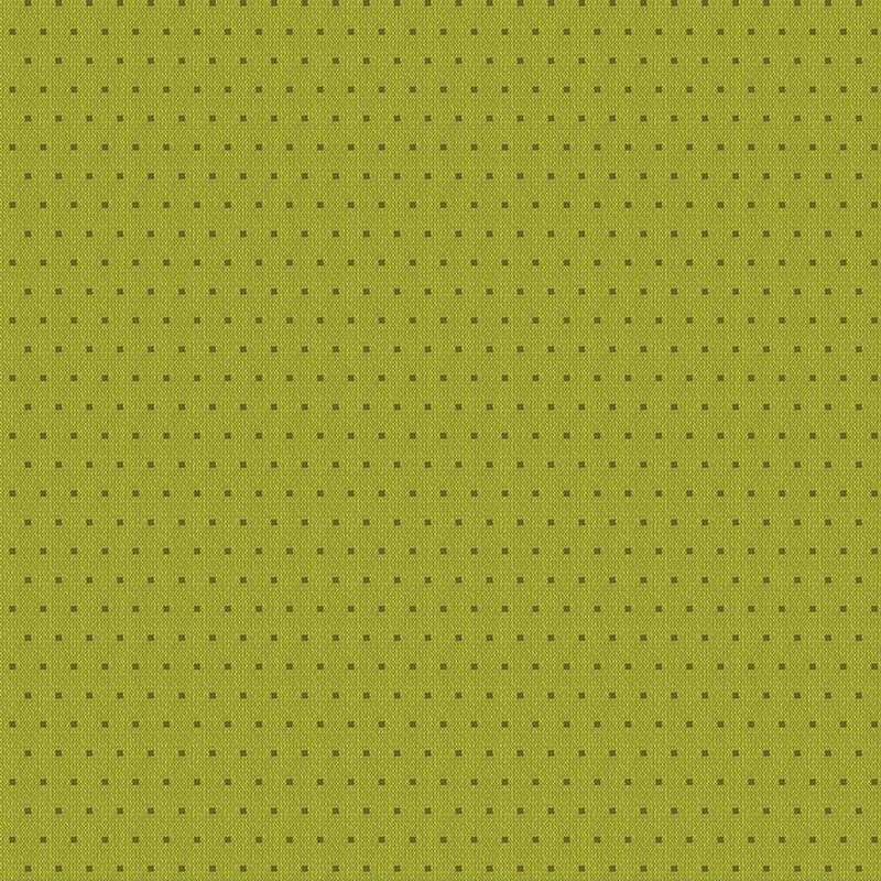 Olive green flannel with a tonal polkadot pattern 