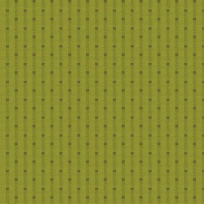 Olive green fabric with a tonal textured stripe pattern