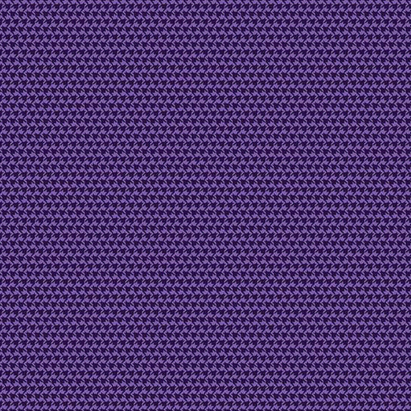 tonal dark purple fabric with alternating lines of houndstooth
