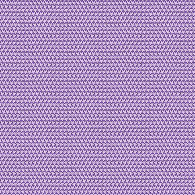 tonal purple fabric with alternating lines of houndstooth