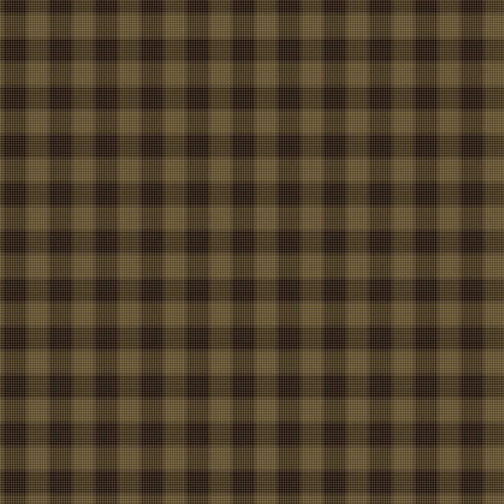 Brown fabric with a black plaid pattern