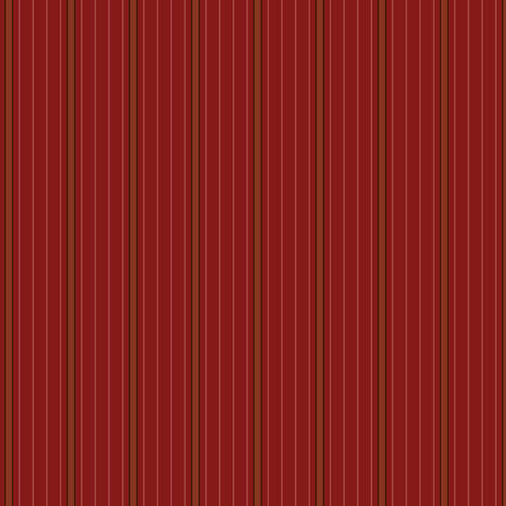 Red fabric with brown stripes