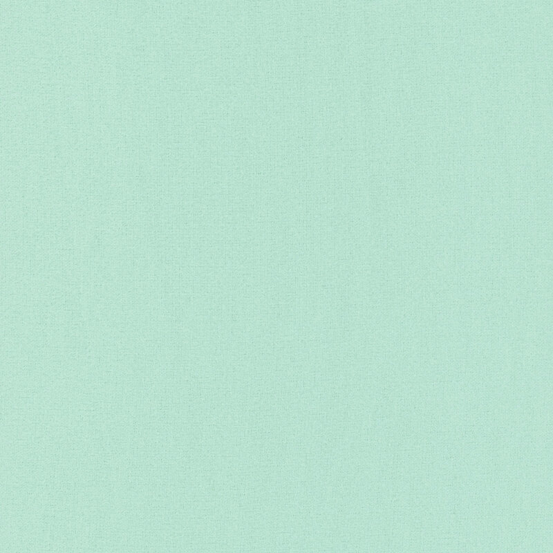 Mint green flannel fabric with slightly visible flannel texturing.