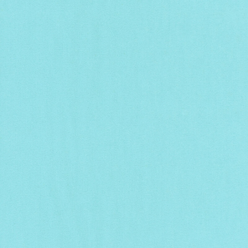 Bright aqua flannel fabric with slightly visible flannel texturing.