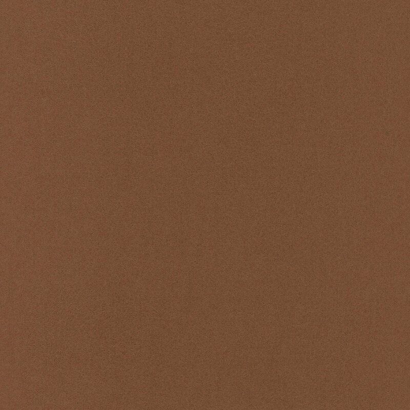 Warm brown flannel fabric with slightly visible flannel texturing.