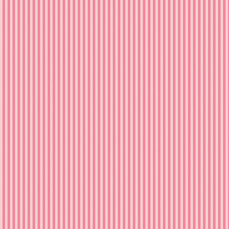 Tonal pink striped fabric with 1/8