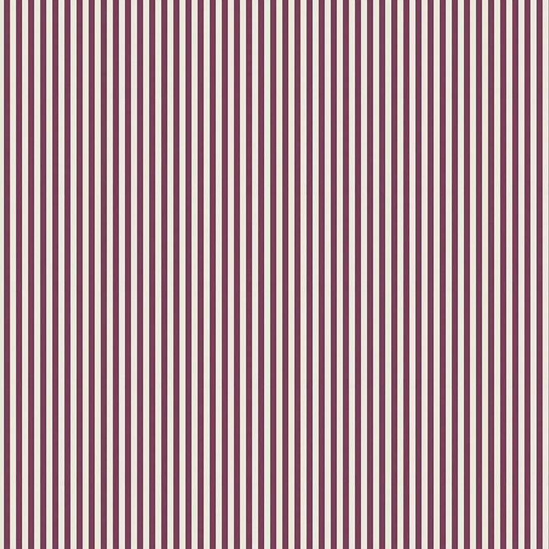 Purple and white striped fabric with 1/8