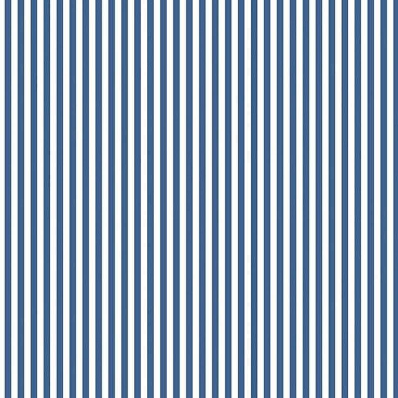 denim blue and white striped fabric with 1/8