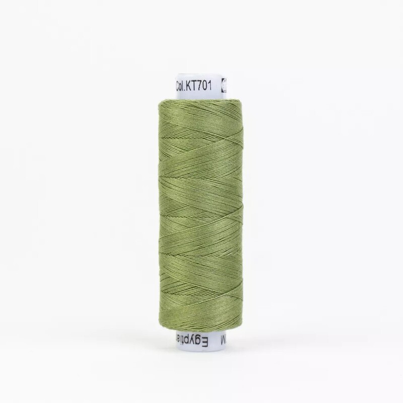 Spool of KT701 Sage Green isolated on a white background