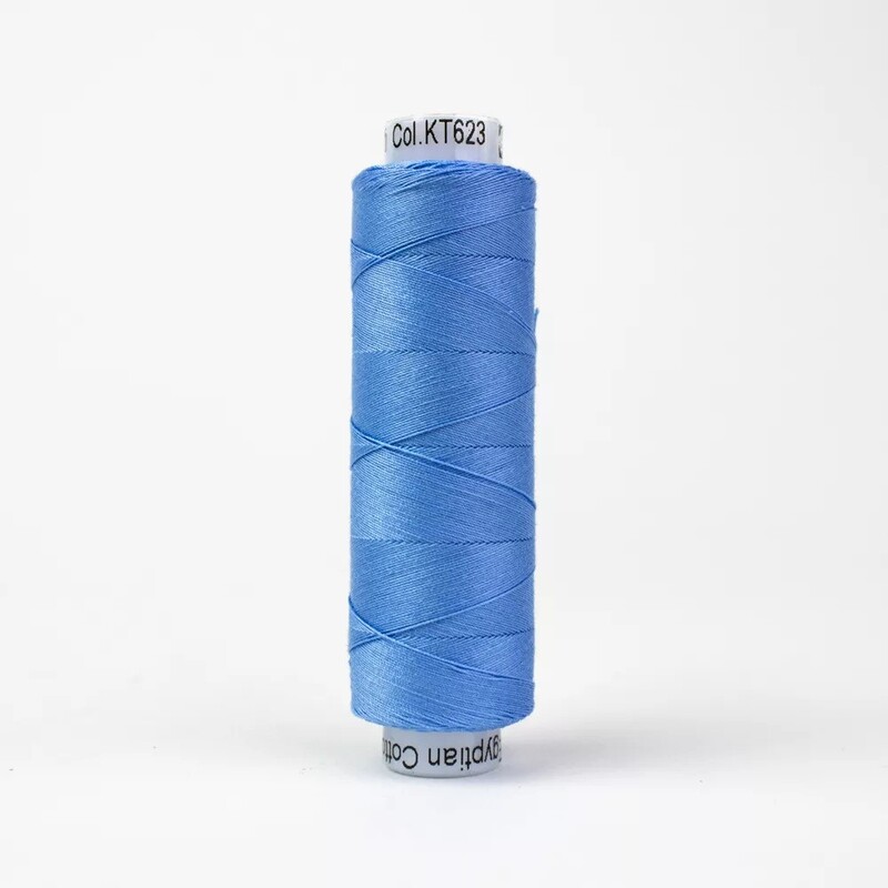 Spool of KT623 Denim isolated on a white background