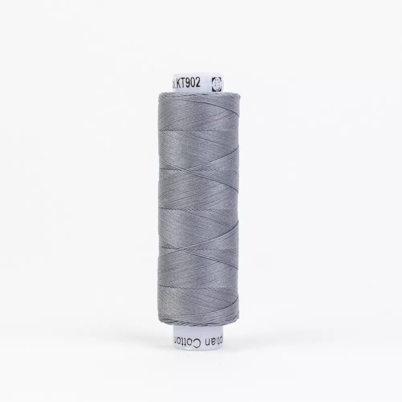 Spool of KT902 Medium Grey isolated on a white background