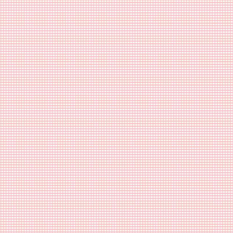 Pastel pink and white micro gingham fabric.