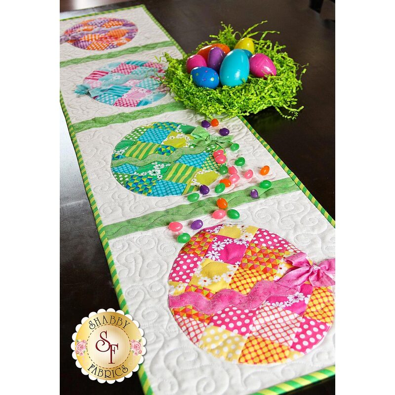Patchwork Easter Egg Table Runner Pattern
