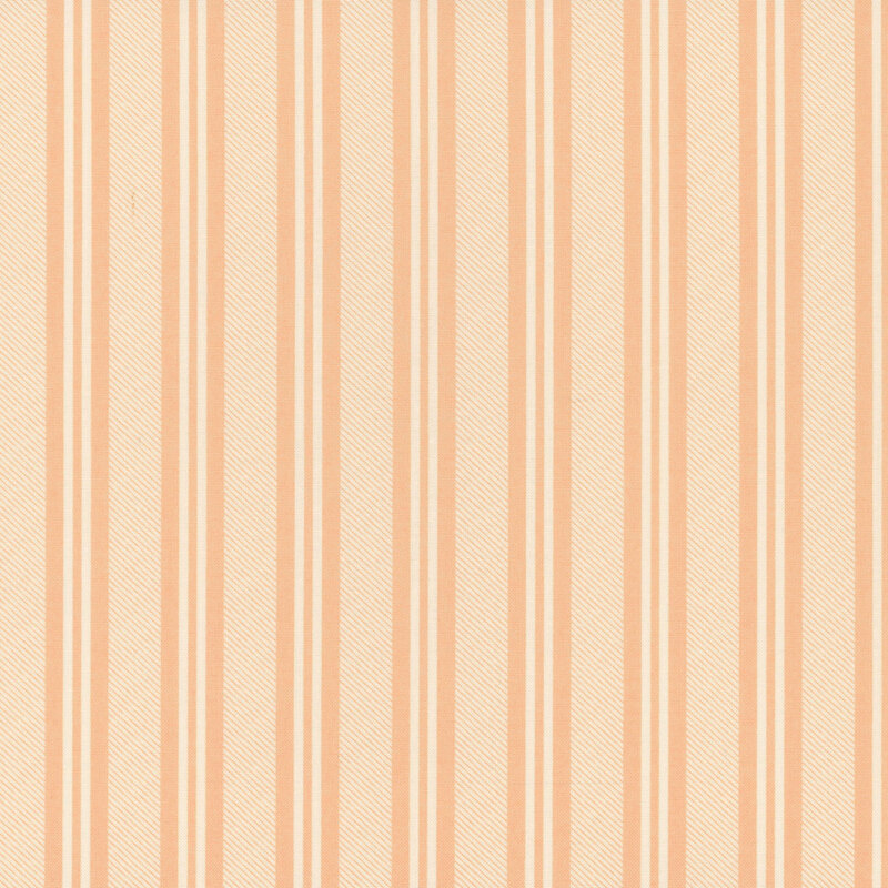 Orange fabric with a stripe pattern