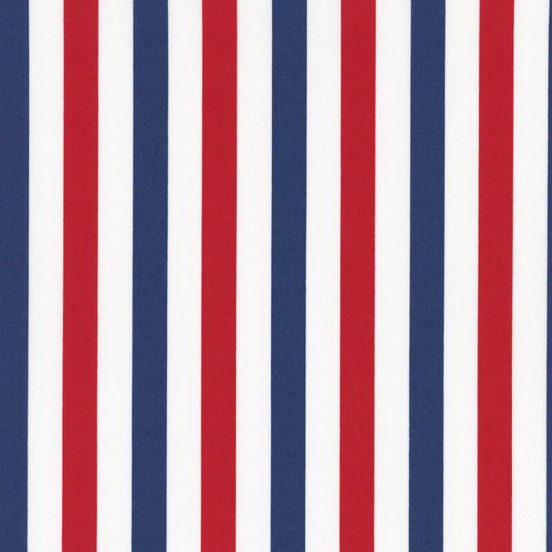 white fabric with patriotic stripes