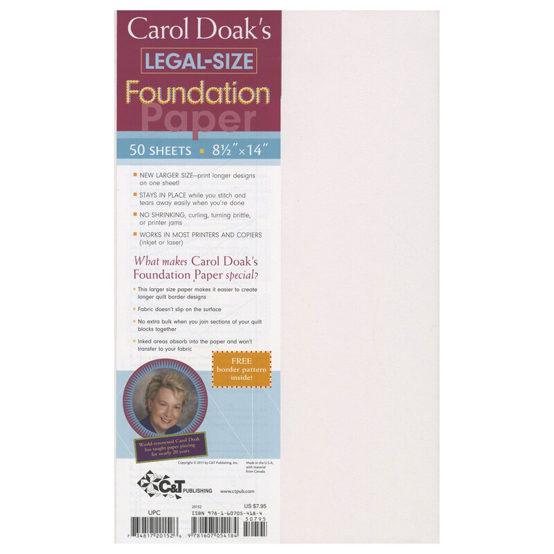 A pack of Carol Doak's Foundation Paper - 8-1/2