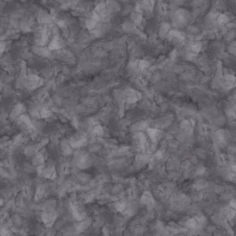 Dark gray fabric with a mottled design