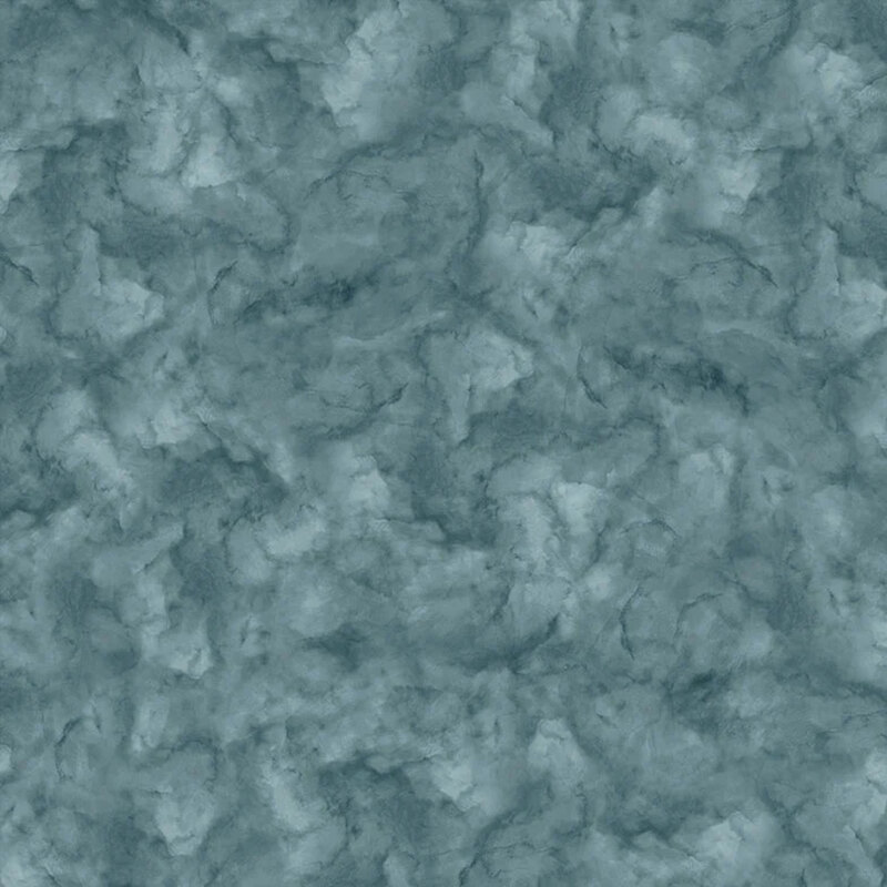 Light teal fabric with a mottled design