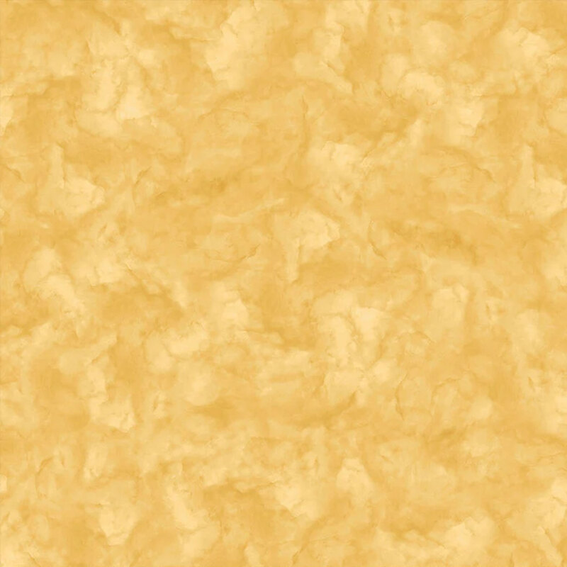 Yellow fabric with a mottled design