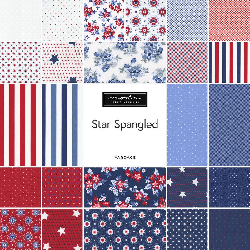 Collage of fabrics available in this pack