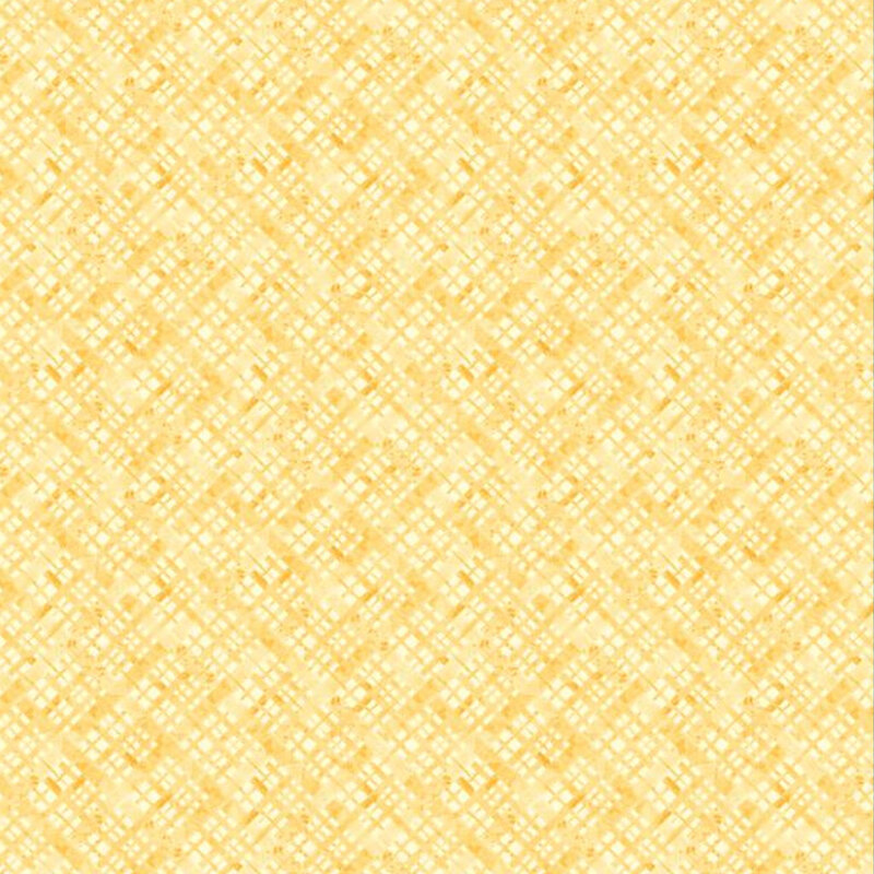 Light yellow fabric with a plaid design