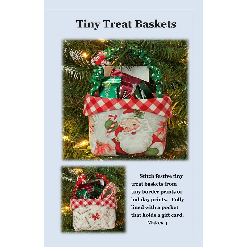 Front image of a Tiny Treat Baskets Pattern.