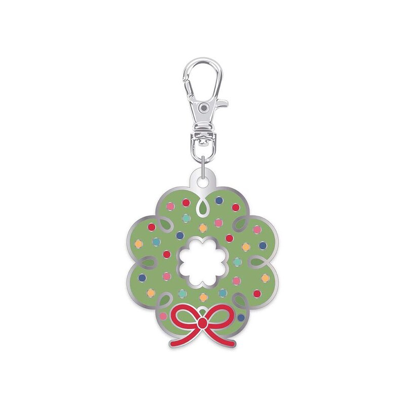 A digital mockup of the Wreath charm, isolated on a white background.