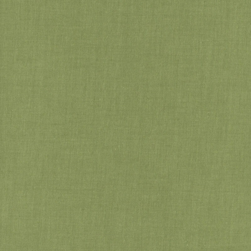 Tree green chambray fabric.