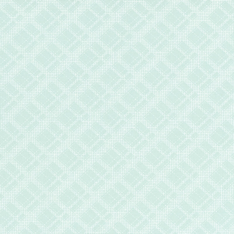 Light mint green background featuring a subtle diamond pattern with a textured appearance.