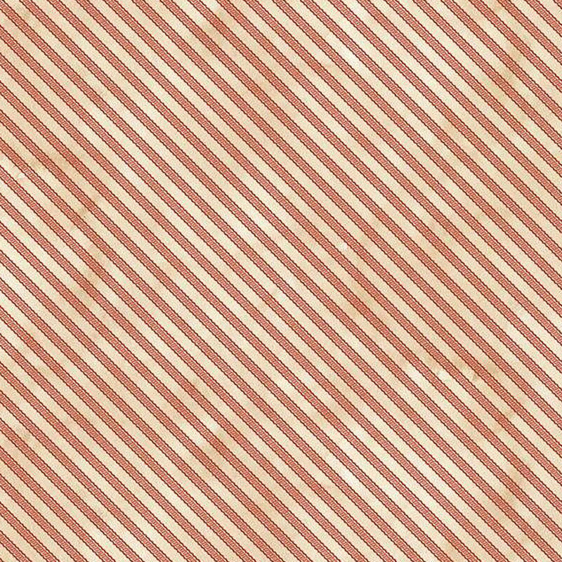 Diagonal stripes in alternating shades of red and cream on a textured background.