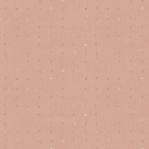 Tonal dots on a lightly textured light peach background.