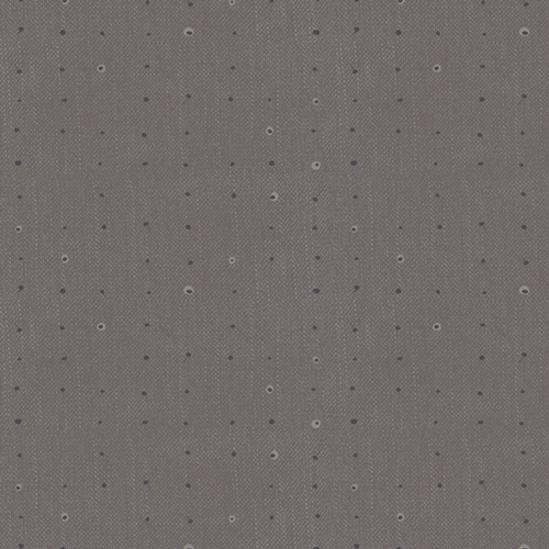 Tonal dots on a lightly textured dark gray background.