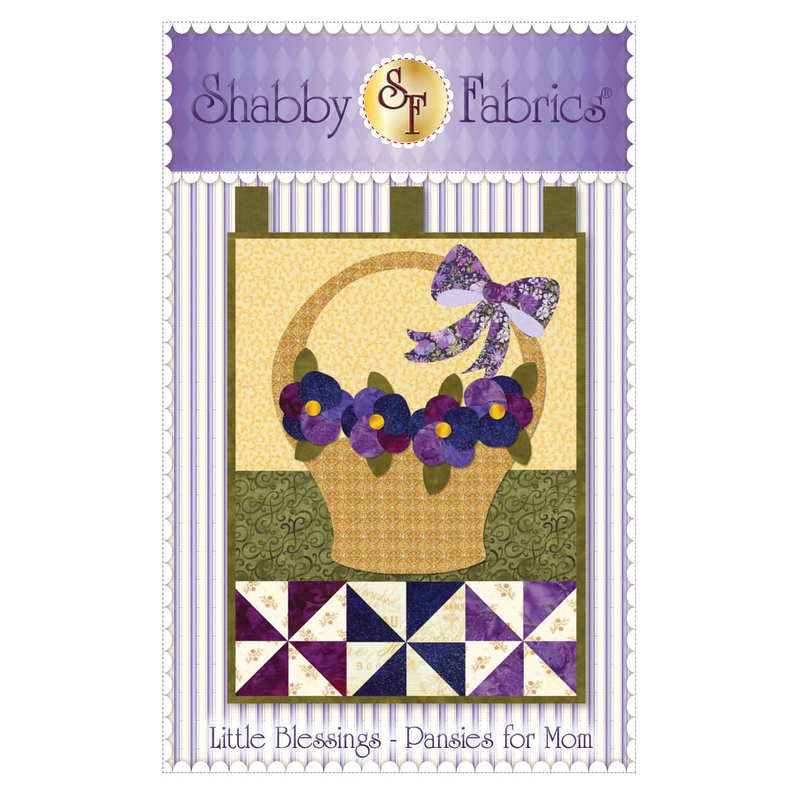 The front of the Little Blessings - May pattern by Shabby Fabrics showing the finished project.