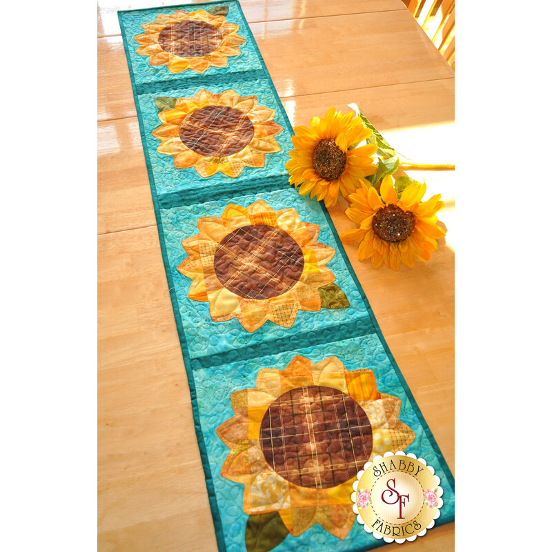 Patchwork Sunflower Table Runner Pattern