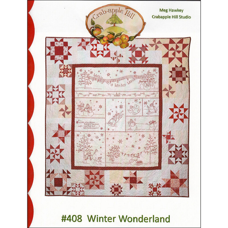 The front of the Winter Wonderland pattern by Crabapple Hill Studio