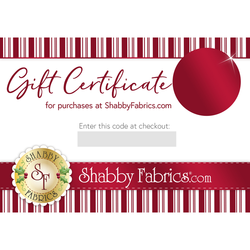 Gift Certificate in Red and White Stripes