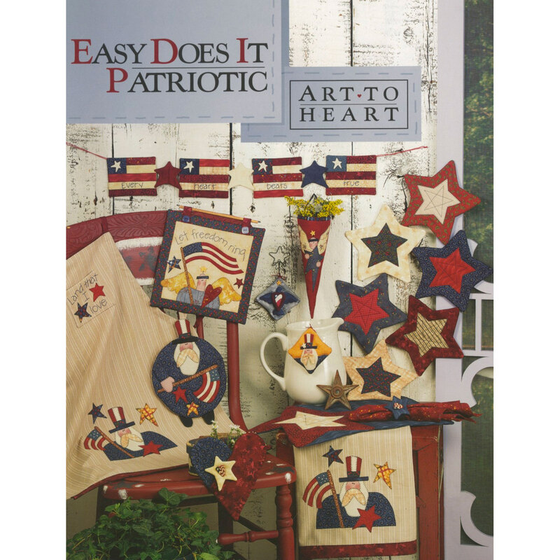 The front of the Easy Does It Patriotic book by Art to Heart