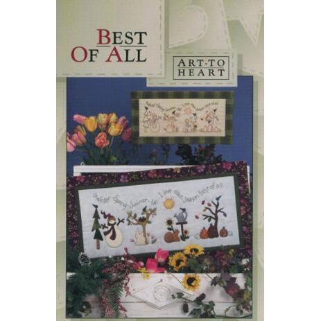 front of Best of All pattern book by Art to Heart