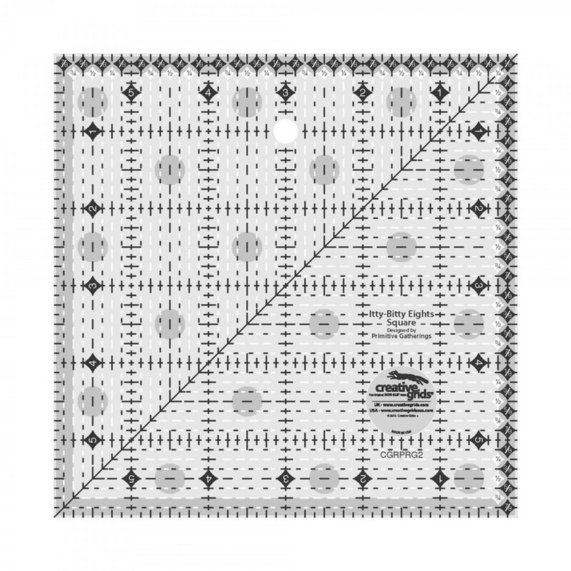 Creative Grids Itty-Bitty Eights Square Ruler - 6