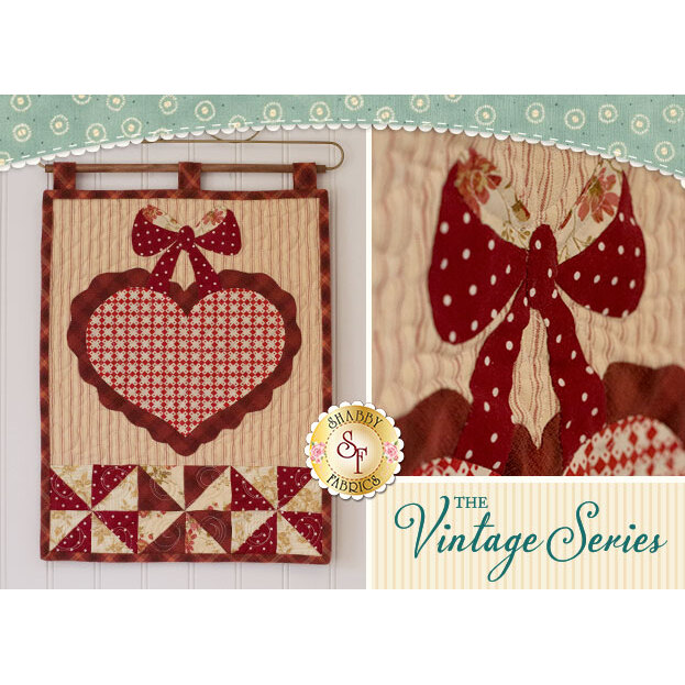 Vintage Series Wall Hanging - February - Pattern